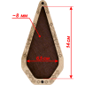 Шкатулка для рукоделия FLZB(N)-024 (6,5*14см.)
