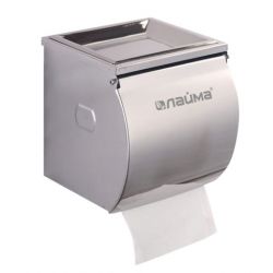 Диспенсер для бытовой туалетной бумаги LAIMA, нержавеющая сталь, зеркальный, 605047