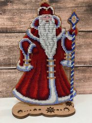 С068 Набор для вышивания "Дед Мороз", 24х15 см